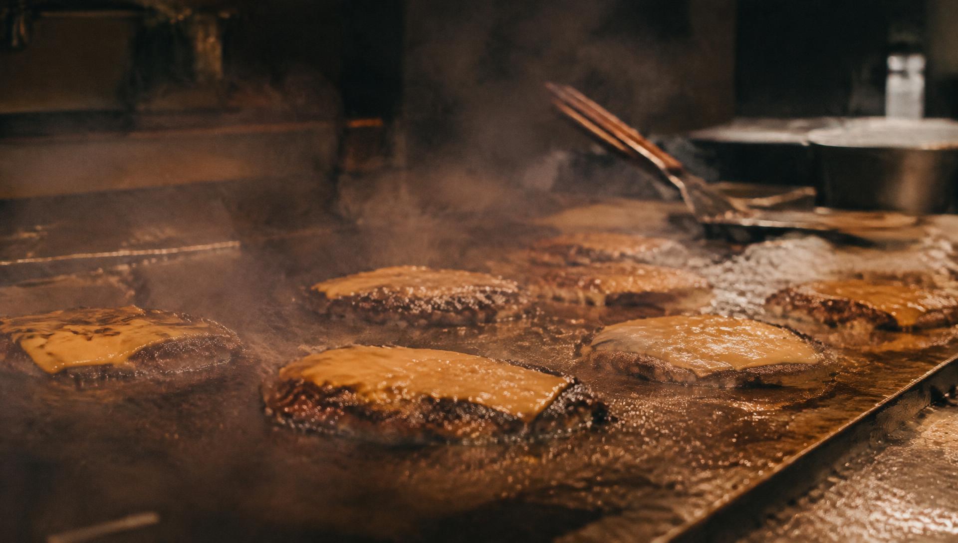 Patties auf dem Grill